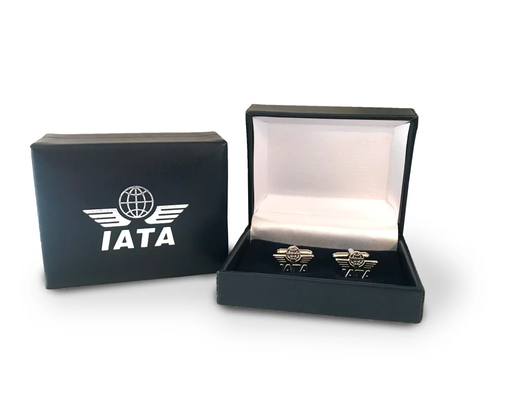 Boutons de manchette IATA sur mesure