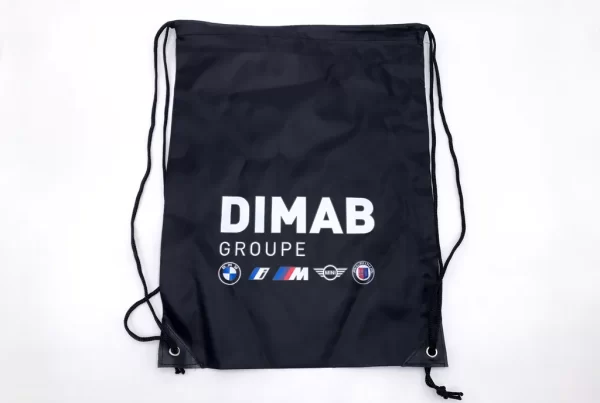 Sac à dos avec cordon premium personnalisé DIMAB