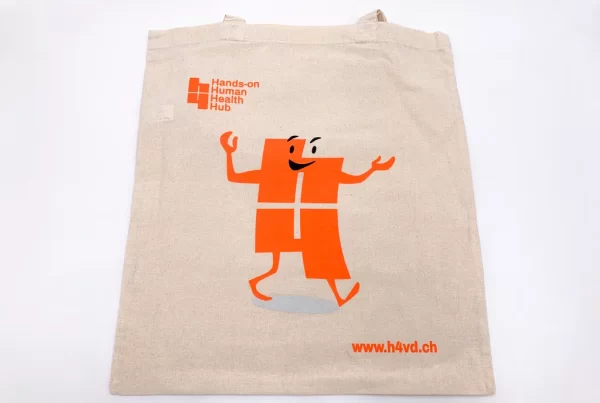 Tote bag en coton 140 g personnalisé en sérigraphie