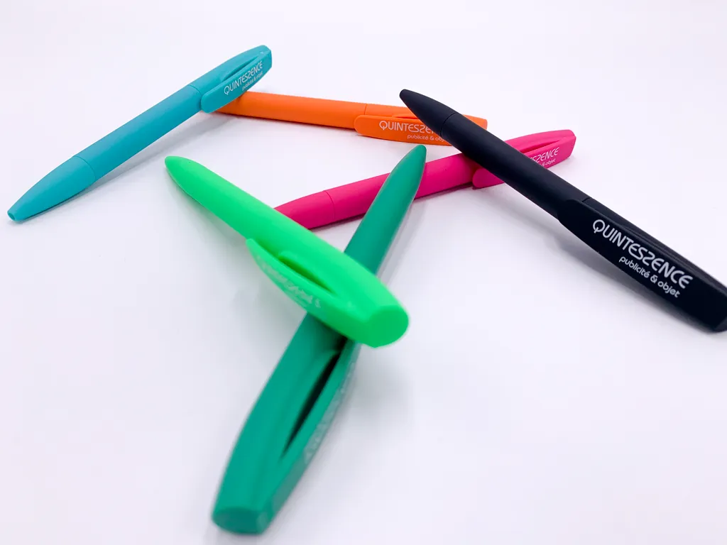 Notre Best-seller : le stylo soft touch personnalisable